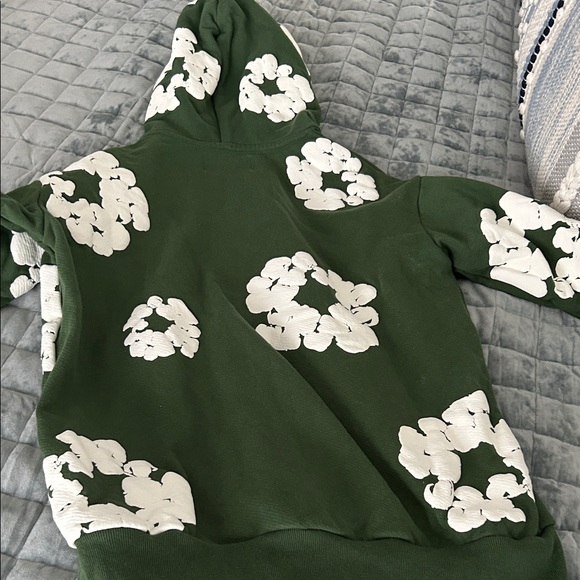 Denim Tears Floral Green Hoodie size small - Picture 5 of 5